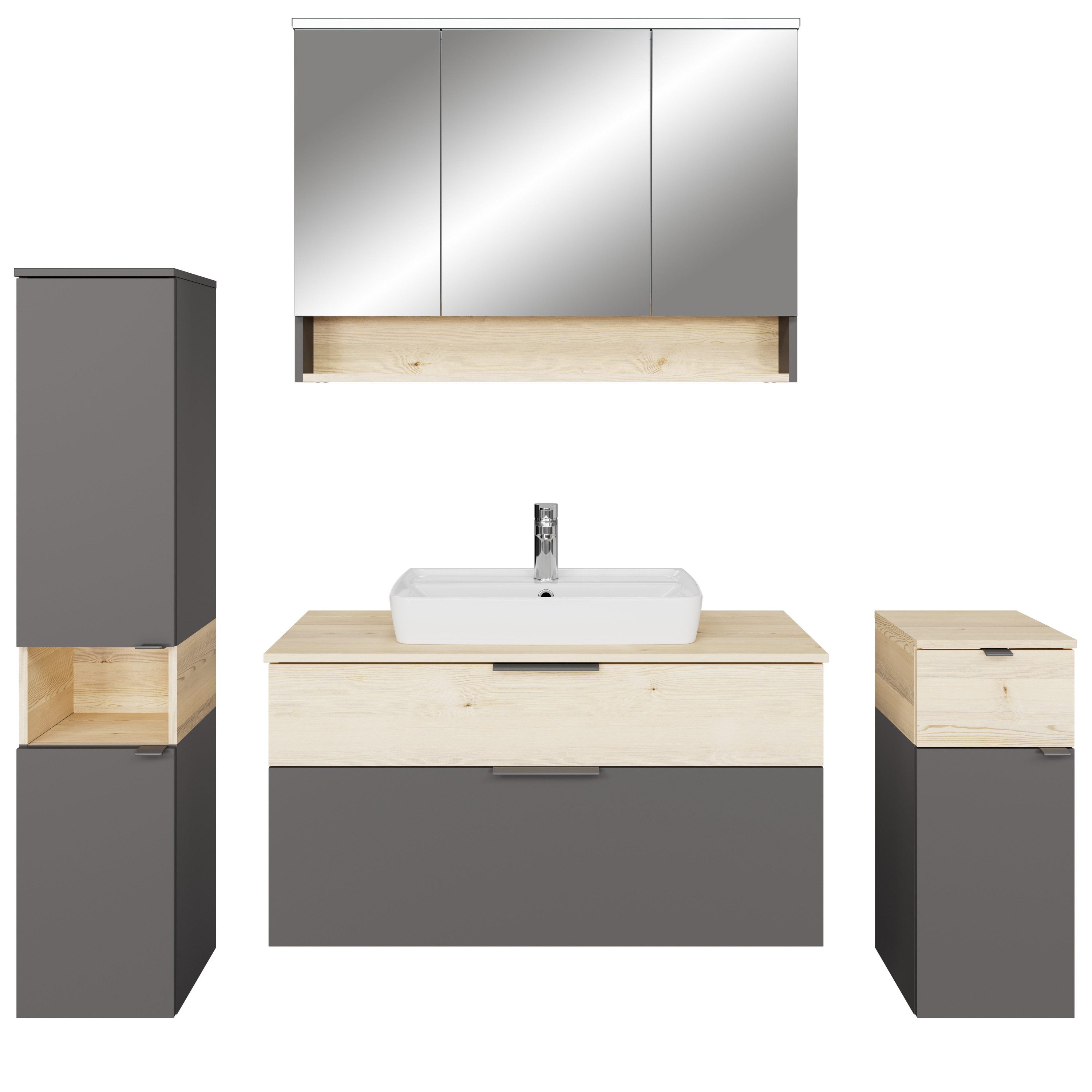 Saphir Badmöbel-Set Quickset 394, (Komplett-Set, 5-St)