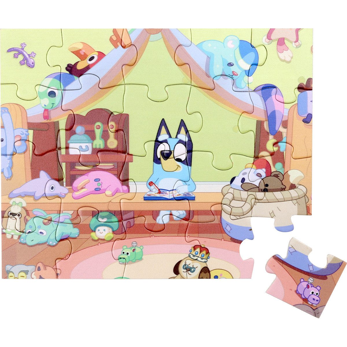 Bluey Пазлы Universal Unisex Kinder, 20 Пазлыteile