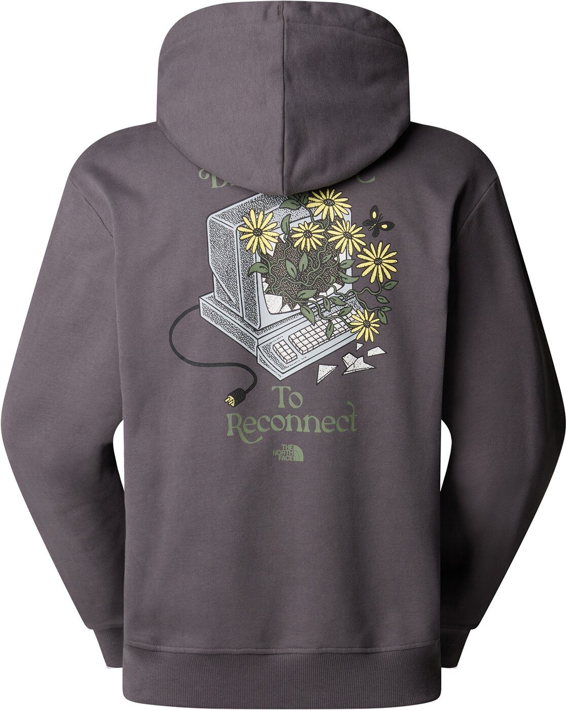 The North Face Kapuzensweatjacke M CONNECT RELAXED HOODED SWEATSHIRT-GRAP ANTHRACITE GREY