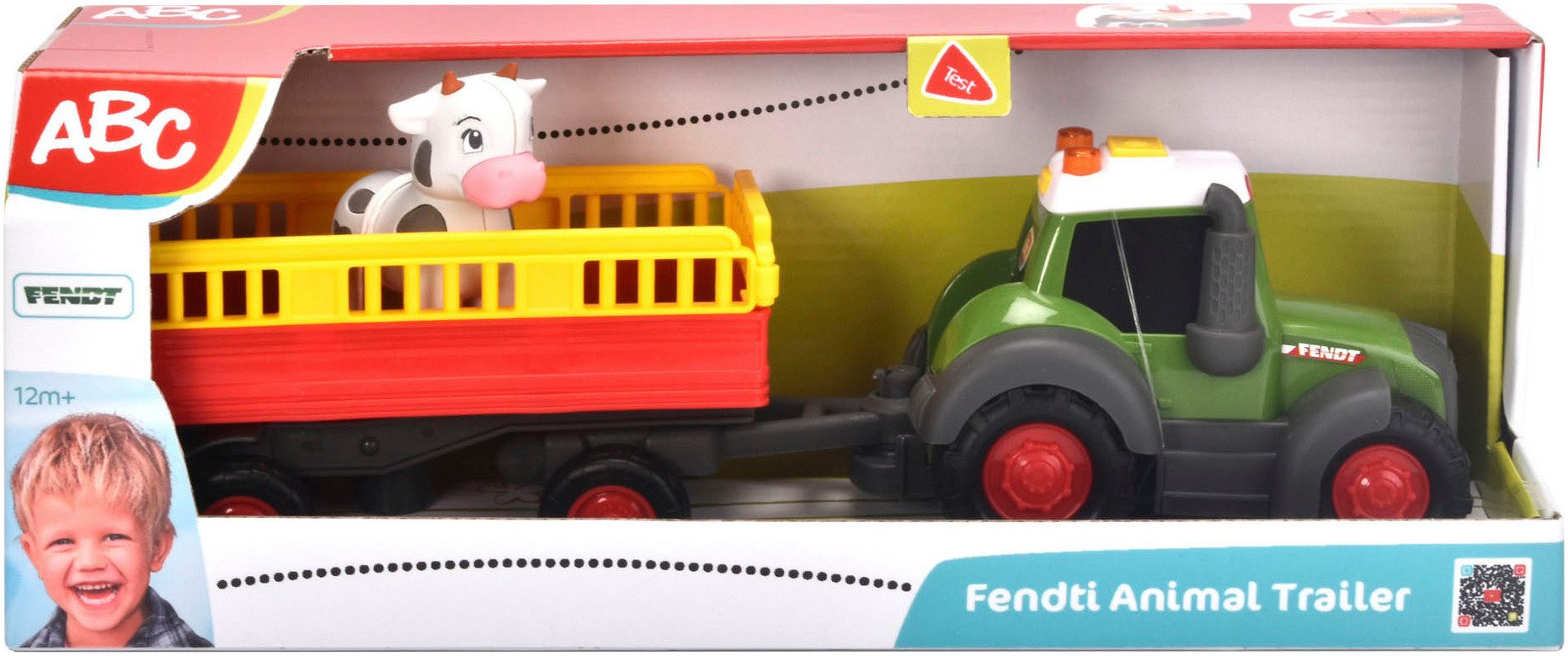 ABC Toy Tractor ABC Fendti Animal Trailer, with light and sound