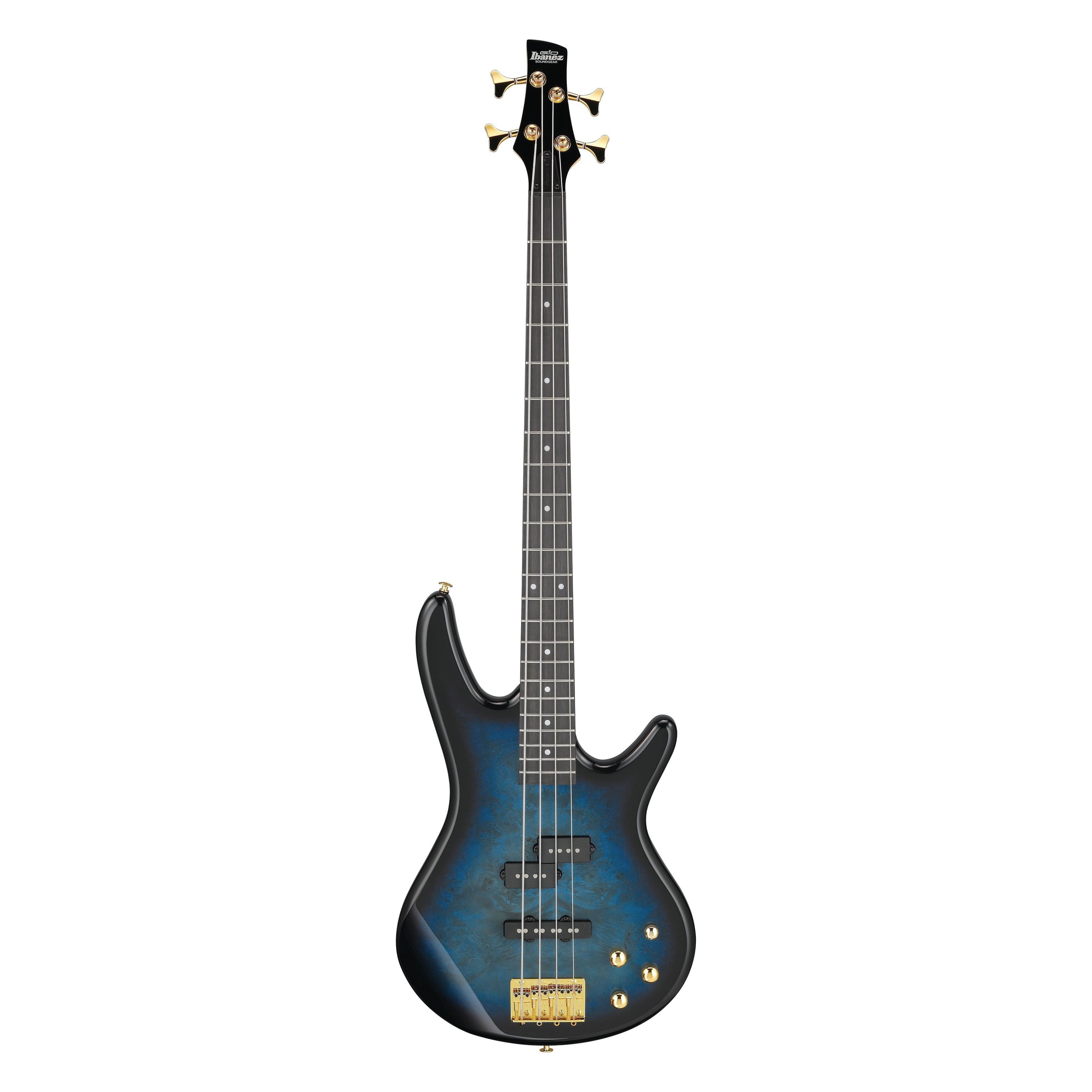Ibanez E-Bass, E-Bässe, 4-Saiter E-Bässe, Gio GSR200PC-TMU Transparent Marine Burst - E-Bass