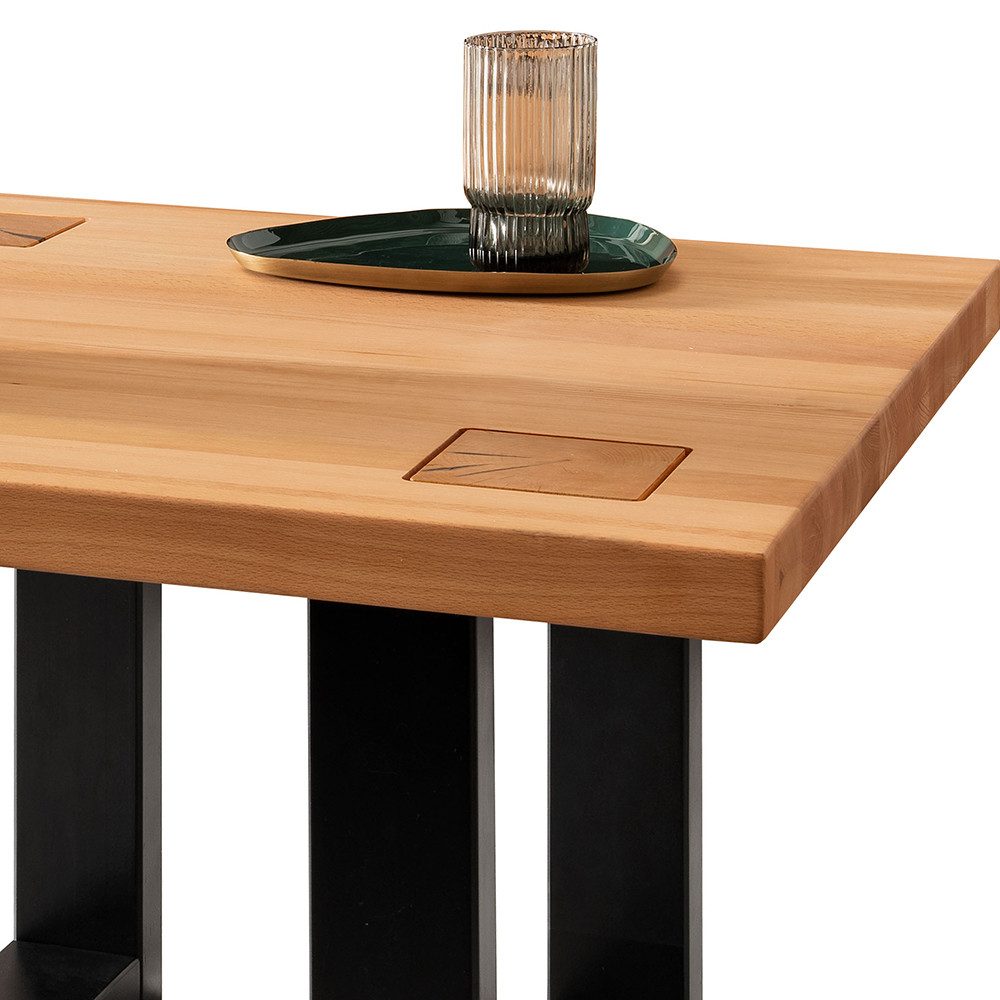 Lomadox Couchtisch WINCHESTER-69, Wohnzimmertisch 70x70 cm günstig online kaufen