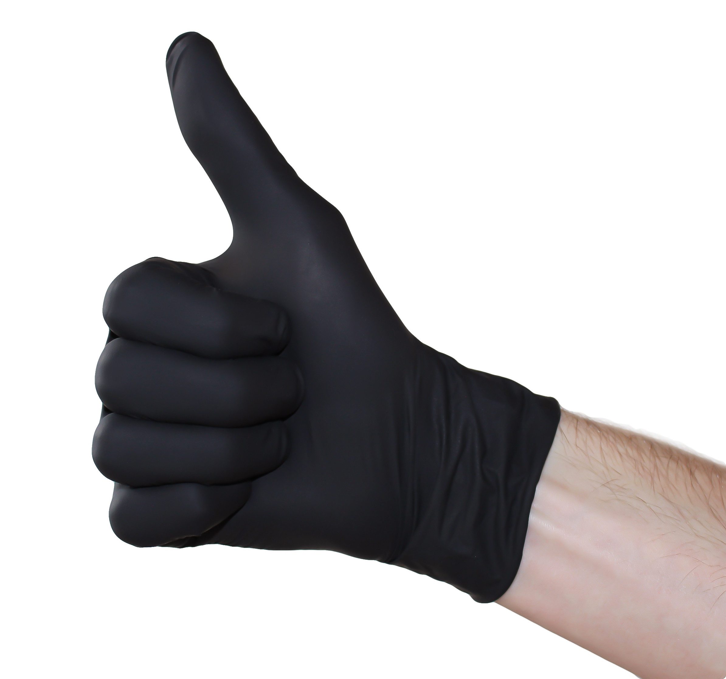 Medi-Inn Nitril-Handschuhe Nitril Black Plus, schwarz, puderfrei, latexfrei