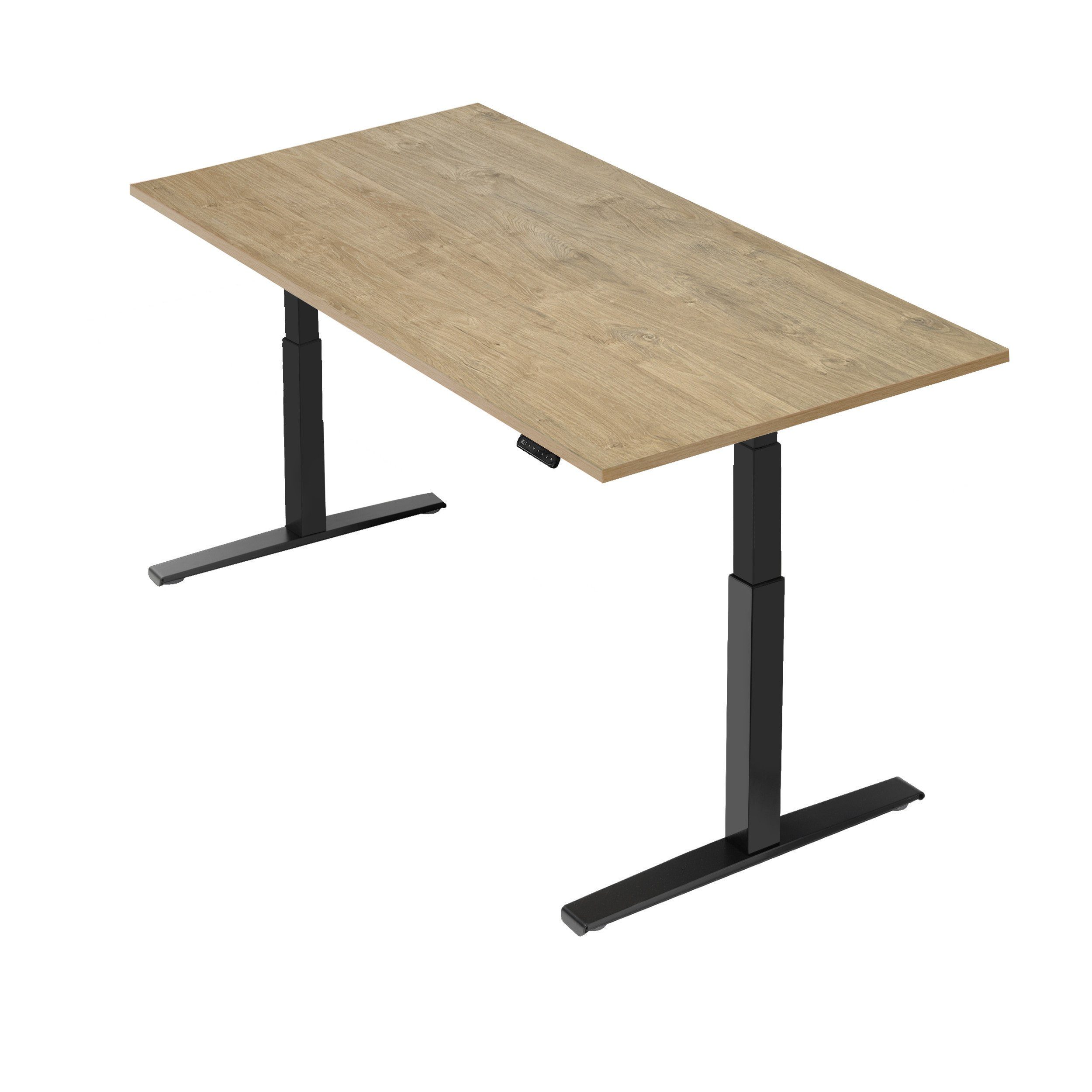 boho office® Schreibtisch Basic Line, Schwarz günstig online kaufen