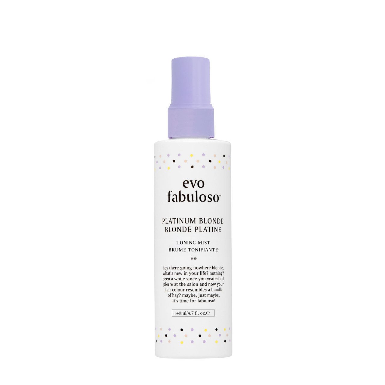 EVO Leave-in Pflege Fabuloso Platinum Blonde Toning Mist 140ml