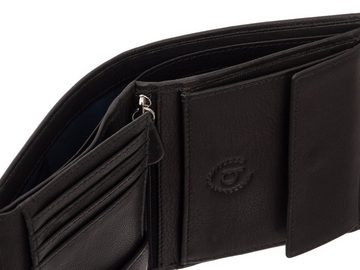 bugatti Geldbörse ALDO Scheintasche 49113901 wallet with flip schwarz (1-tlg), Hochformat