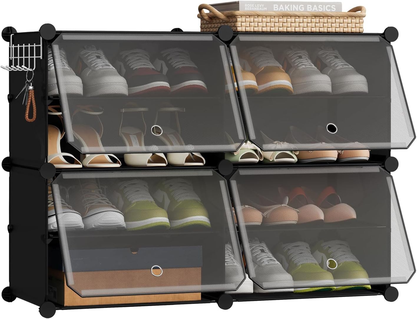 EUGAD Schuhbox (8 St), Schuhorganizer Schuhregal günstig online kaufen