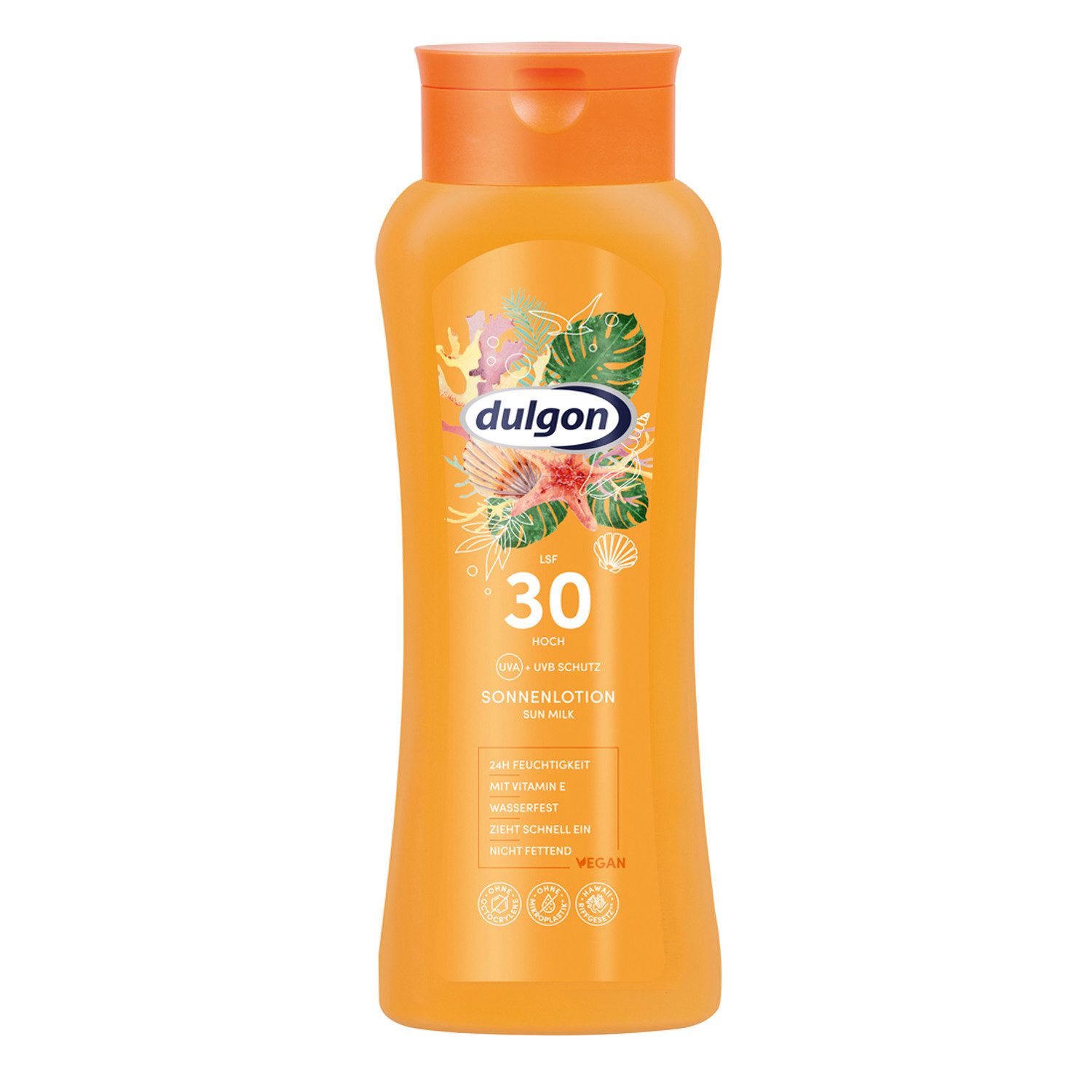 Sonnenschutzcreme 1x Sonnencreme LSF 30 wasserfest 250ml - vegan & mikroplastikfrei