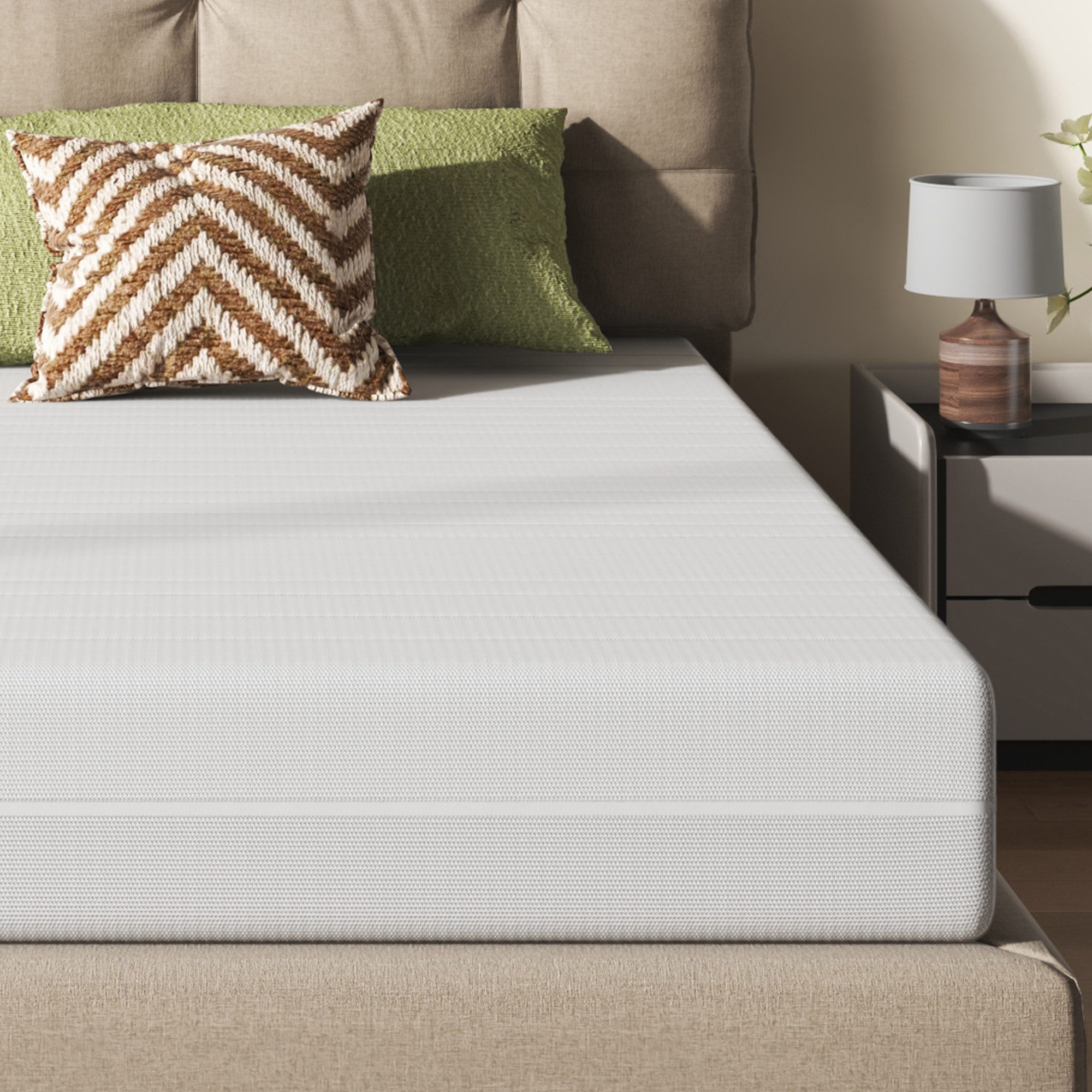 Visco-Matratze Memory Comfort, GLP, 20 cm hoch, (90/120/140 x 200 cm), Komfortable Memory Foam Matratze mit D25-Kern und 3D-Bezug