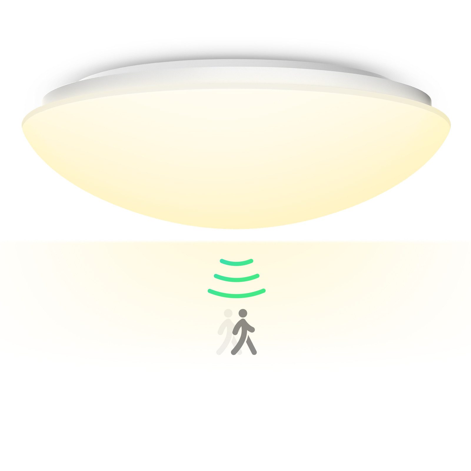 Tukrool Deckenleuchte Runde Mikrowellen-Induktions-Deckenlampe mit 54 günstig online kaufen