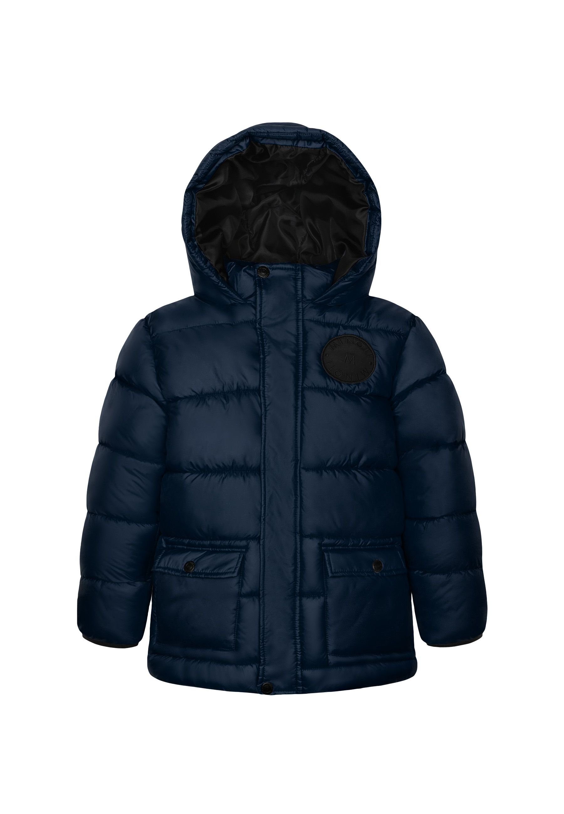 MINOTI Winterjacke Winterjacke mit Kapuze (1y-14y) Dunkelblau