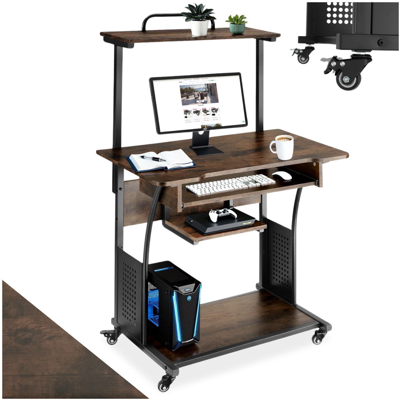 tectake Schreibtisch Fife (1-St., 1 tlg), günstig online kaufen