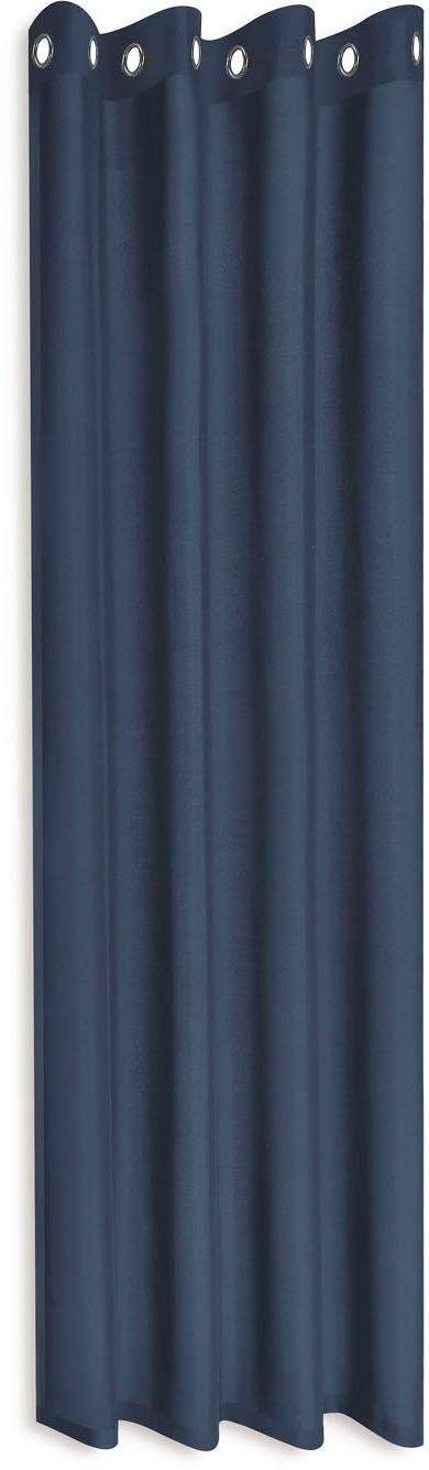 Gerster Vorhang Ilia (1 St), Ösen, transparent, Wirkware, HxB: 235x140, klasischer Uni Ösenschal