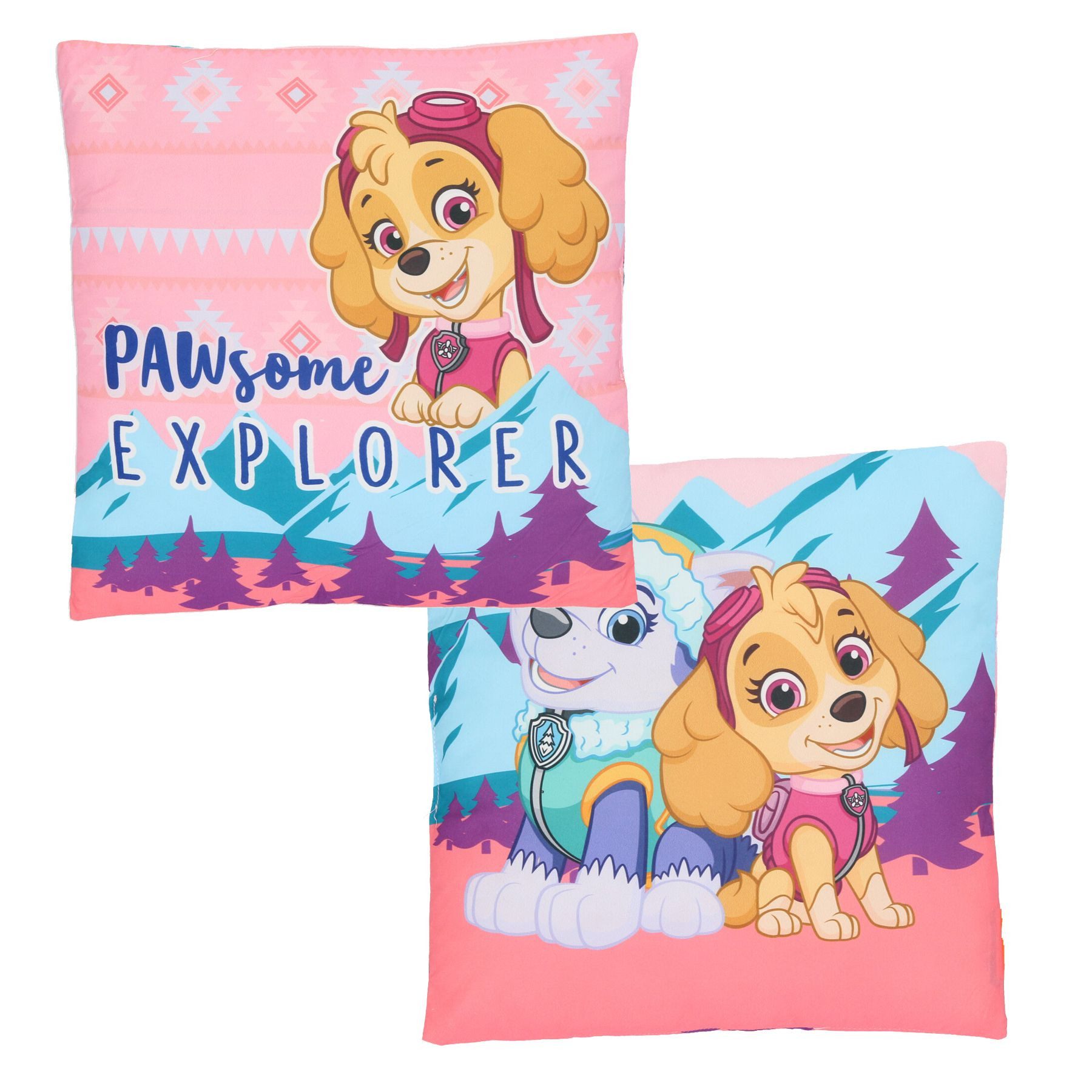 PAW PATROL Dekokissen Kissen Velours Kissen Ideal als Dekokissen