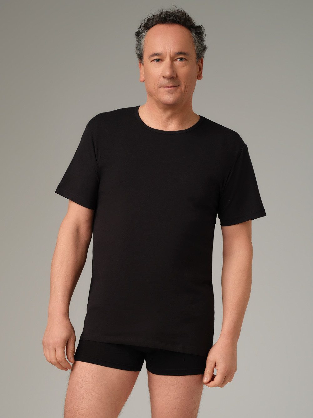 Kurzarmshirt Rundhals