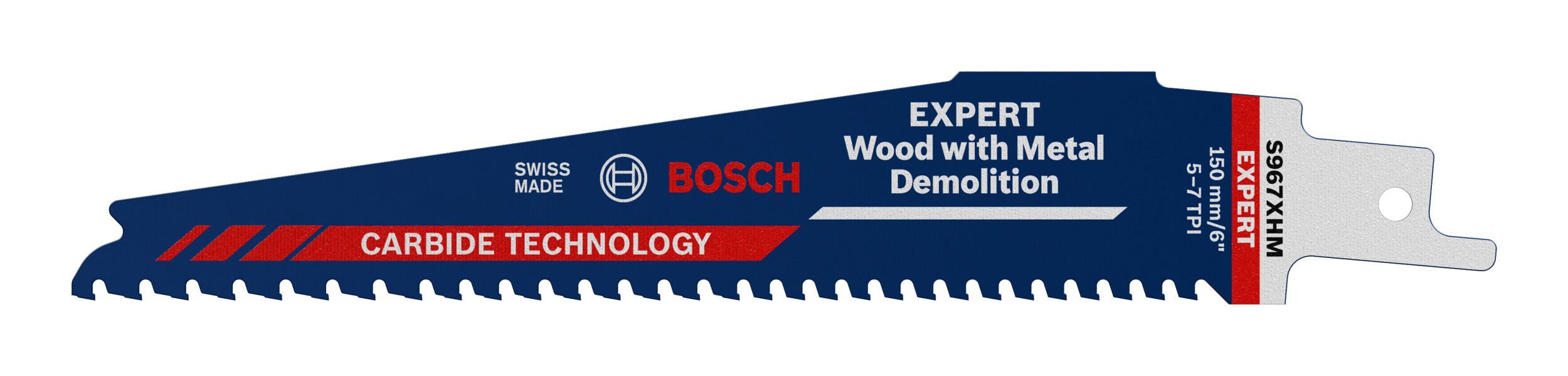 BOSCH Säbelsägeblatt Expert Wood with Metal Demolition, Expert S 967 XHM Endurance for Wood and Metal Demolition