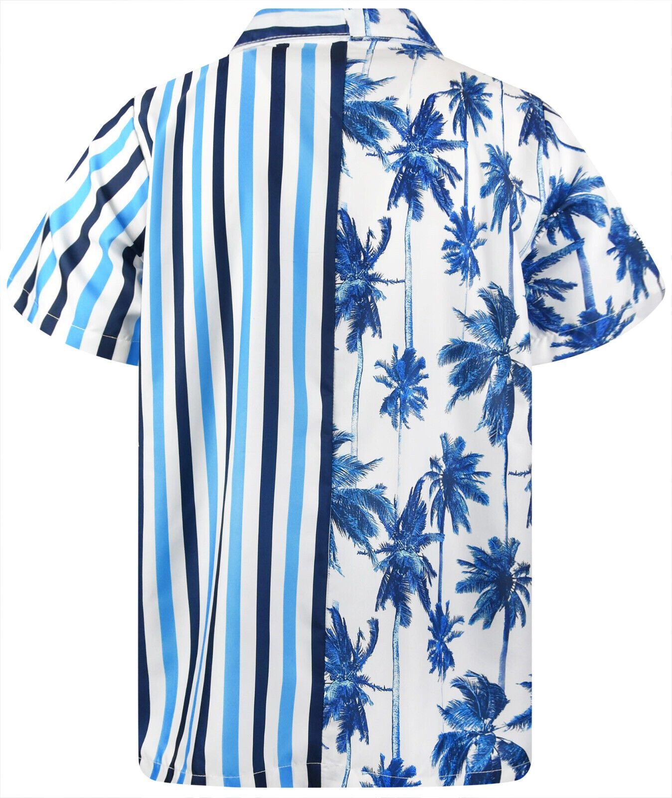 King Kameha Hawaiihemd Stripes Funky Hawaii-Hemd Herren Kurzarm Front-Tasch günstig online kaufen