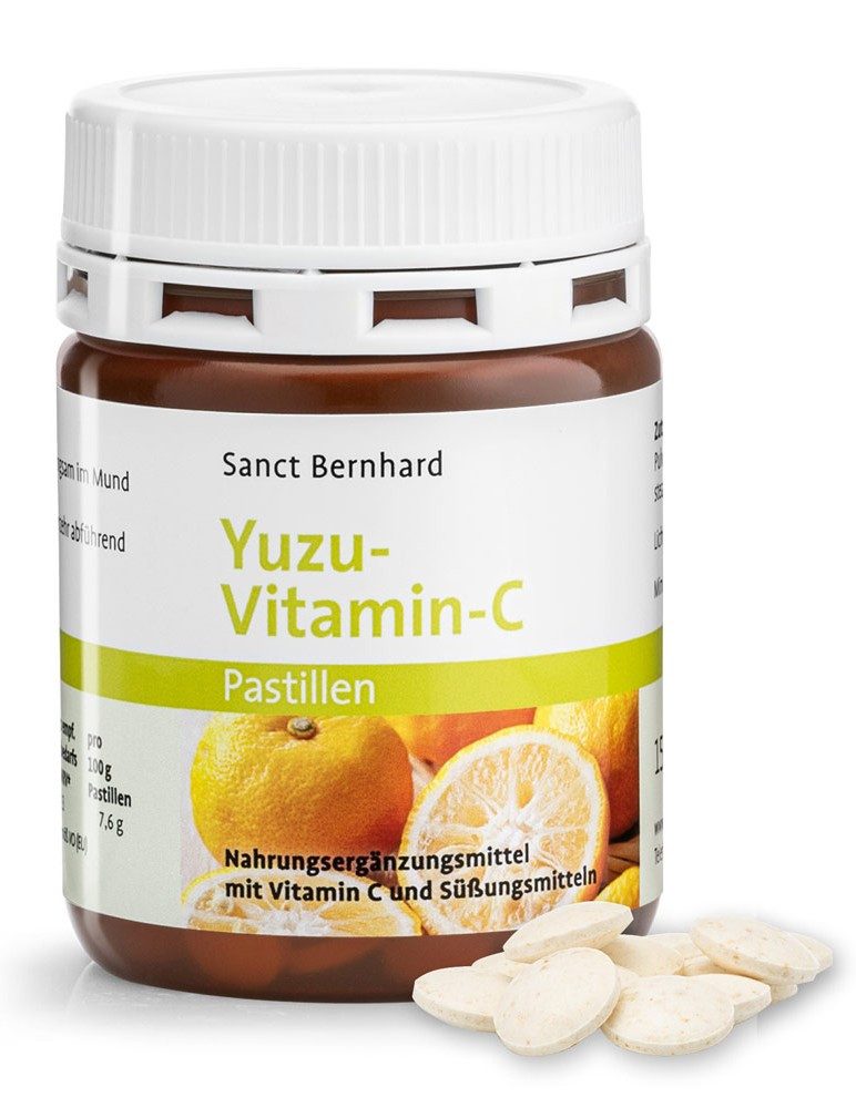 Sanct Bernhard Yuzu-Vitamin-C – 150 Pastillen Kapseln