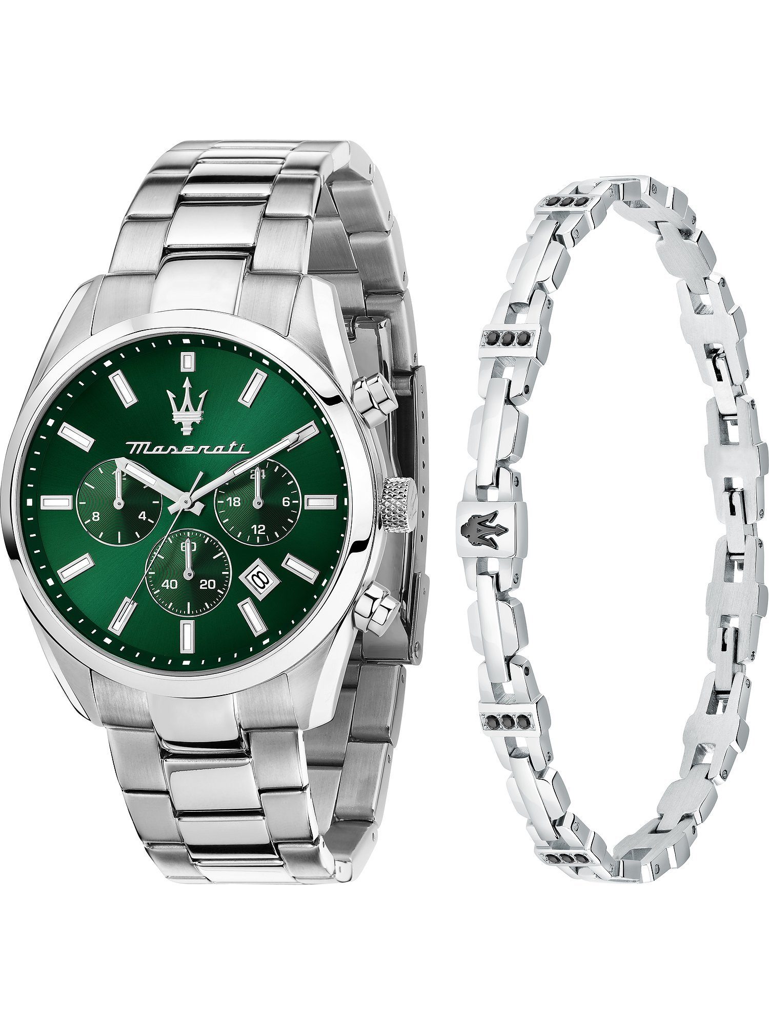 MASERATI Chronograph Maserati Herren-Uhren-Sets Analog Quarz günstig online kaufen