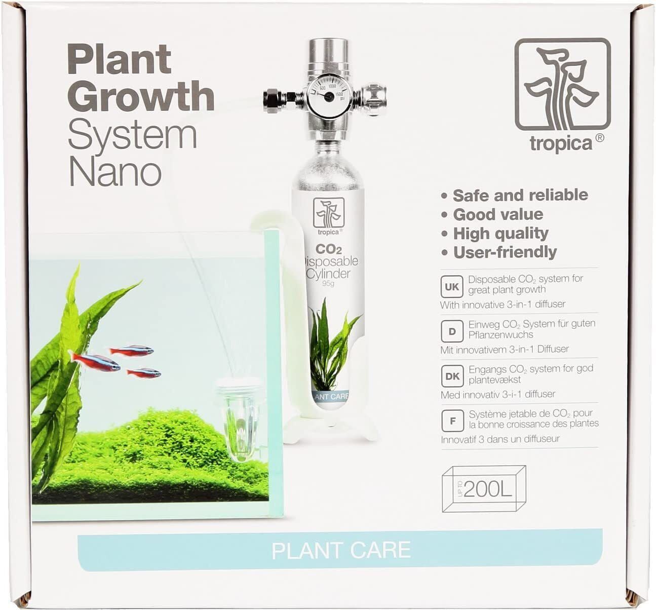 Tropica CO2 Diffusor Tropica Plant Growth System Nano CO2