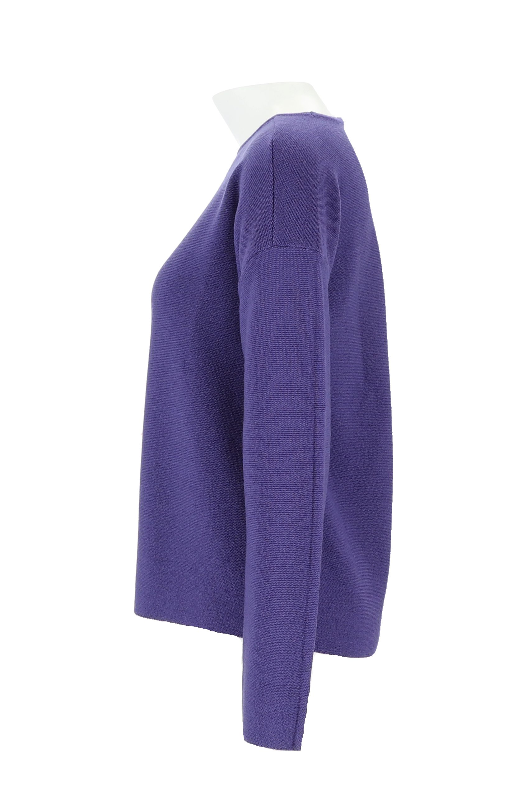 halsüberkopf Accessoires Strickpullover Feinstrick mit Rundhals aus Merinowolle