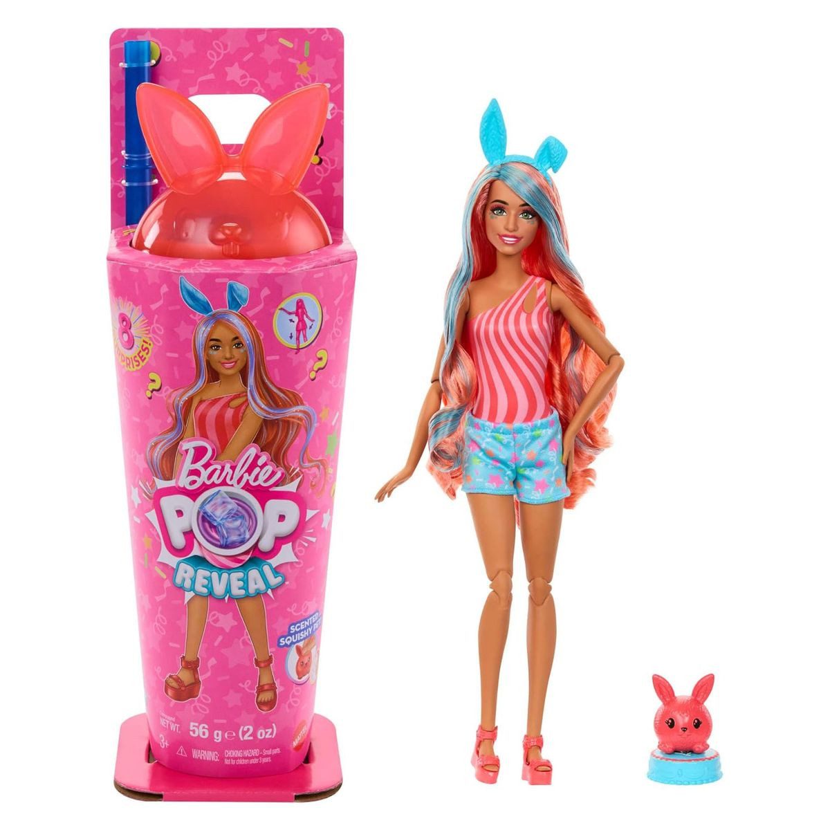 Mattel® Anziehpuppe Mattel JCN87 - Barbie - Pop Reveal - Duftende Puppe+8 Überraschungen&
