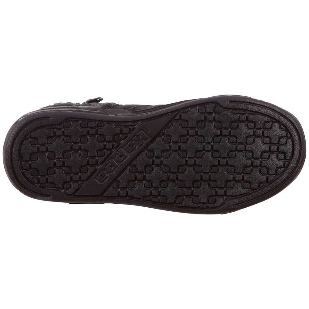 Kappa Sneaker mit der Reißverschluss Innenseite black-lime an praktischem