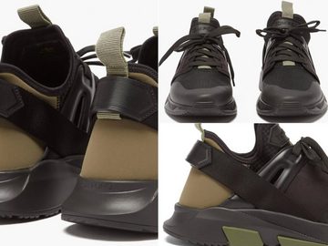 Tom Ford TOM FORD Jago Suede-Trim Mesh Sneakers Schuhe Shoes Turnschuhe Trainer Sneaker