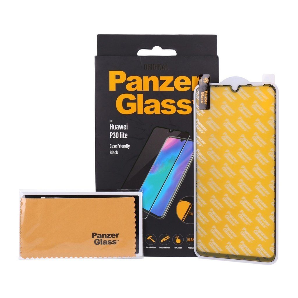 Schutzfolie für Huawei P30 Lite schwarz Edge2Edge Case Friendly