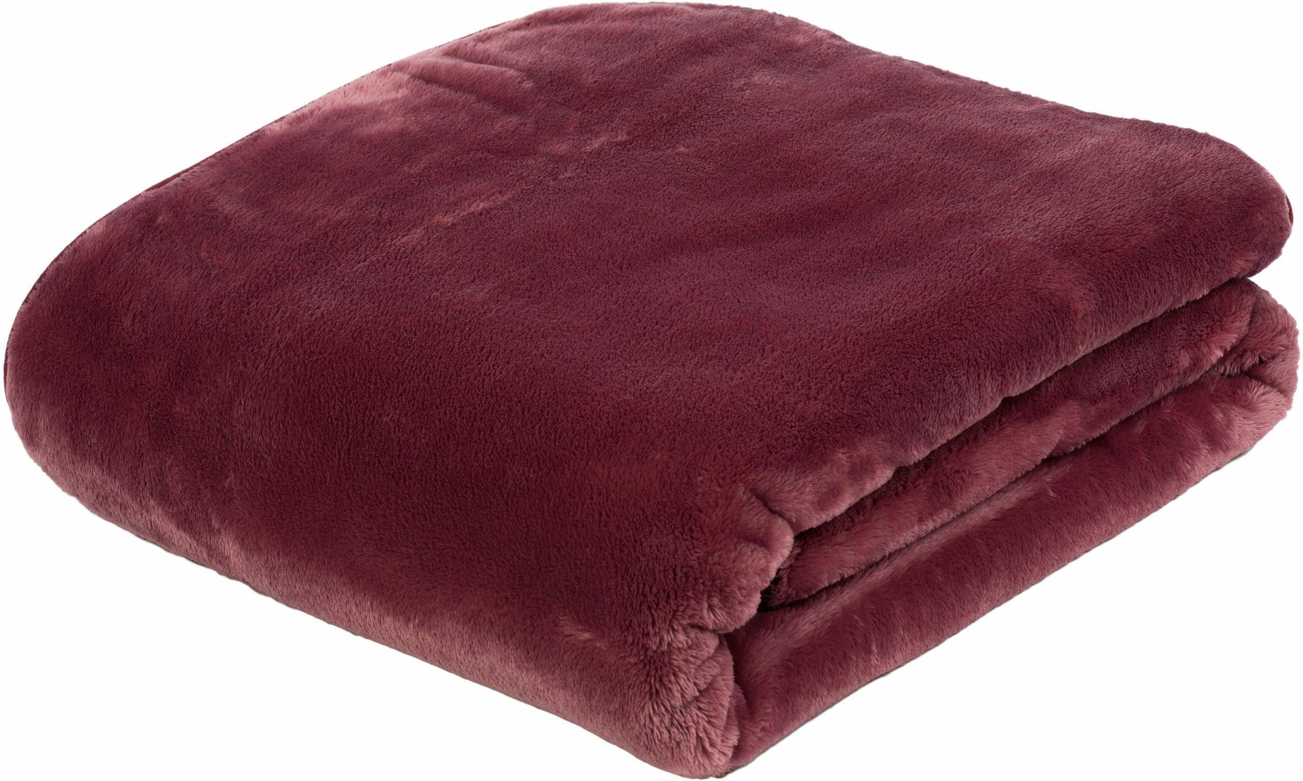 Wohndecke Premium Cashmere Feeling, Gözze, mit premium Cashmere Feeling, Kuscheldecke