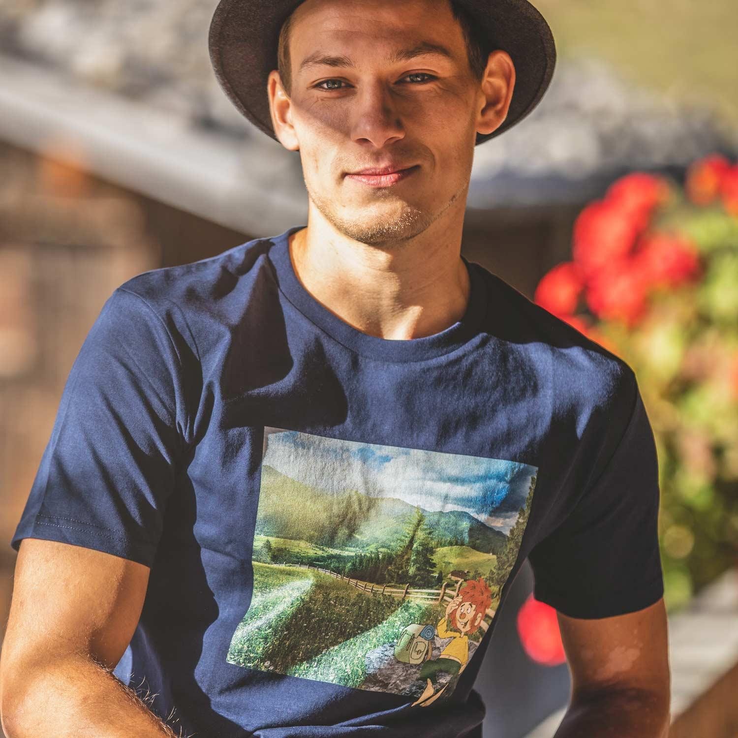 Bavariashop T-Shirt ®Pumuckl Herren T-Shirt "Berg-Kobold" günstig online kaufen