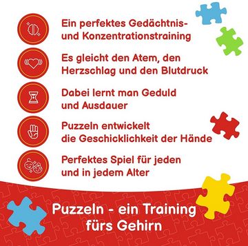 Trefl Puzzle Trefl, Puzzle, Ferienerinnerungen, von 12 bis 24 Teilen, 4 Sets, Peppa Pig, Puzzleteile