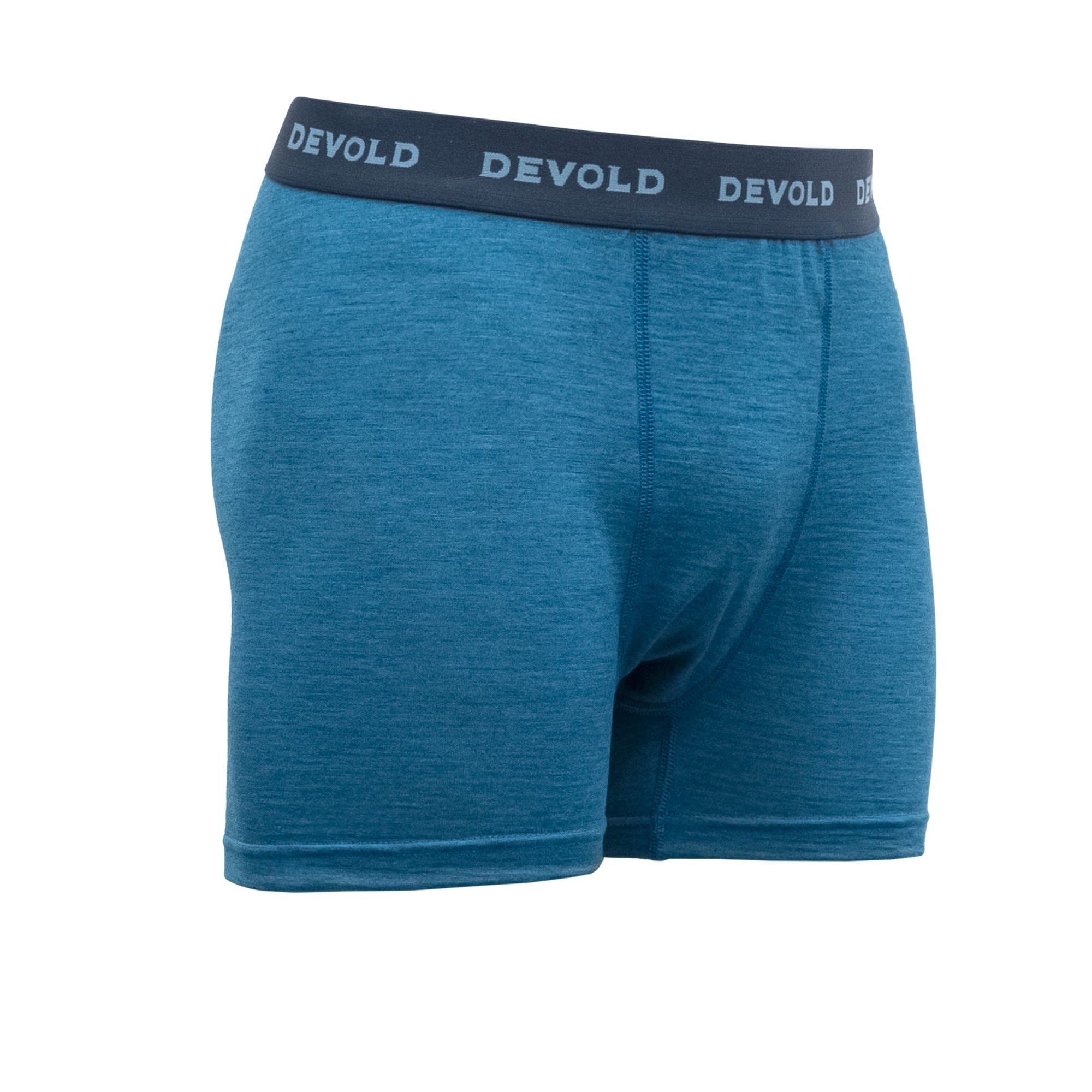 Devold Lange Unterhose Devold M Breeze Merino 150 Boxer Herren Kurze Blue Melange