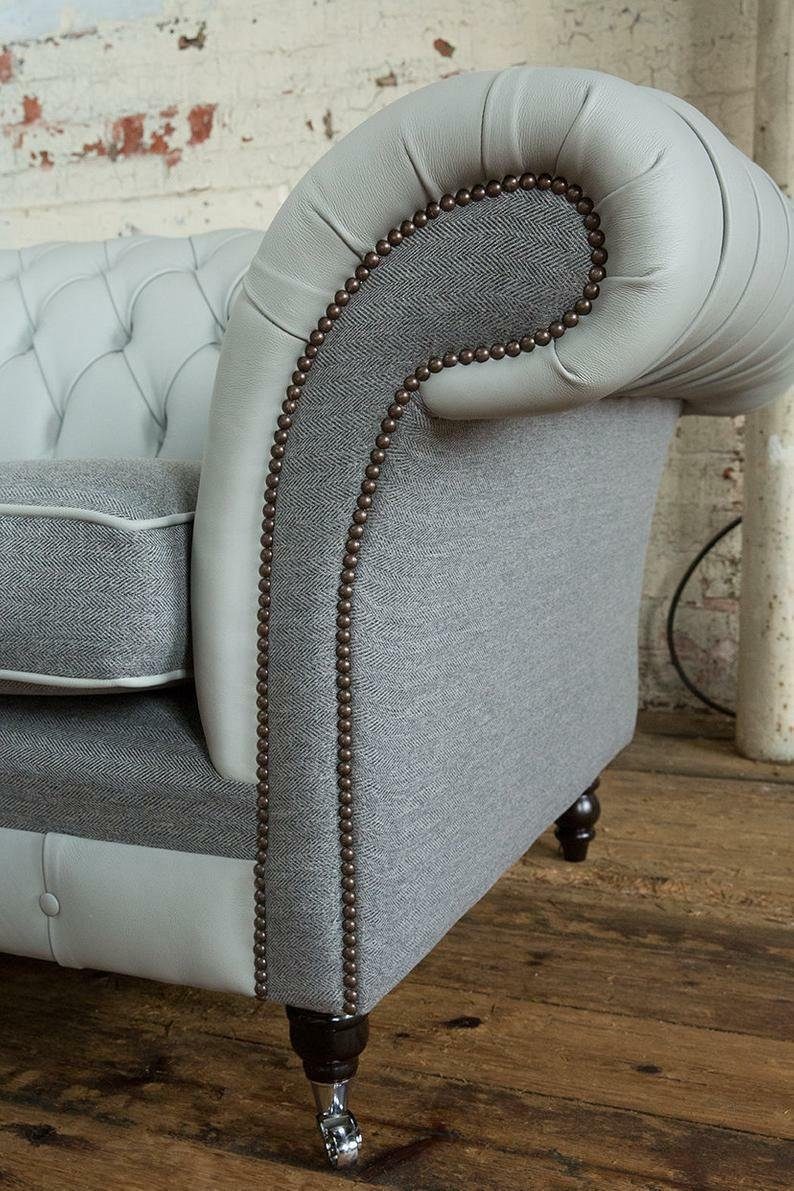 Sofa Sofa Couch Sitzer Polster Textil 3 Luxus Design Klassische JVmoebel
