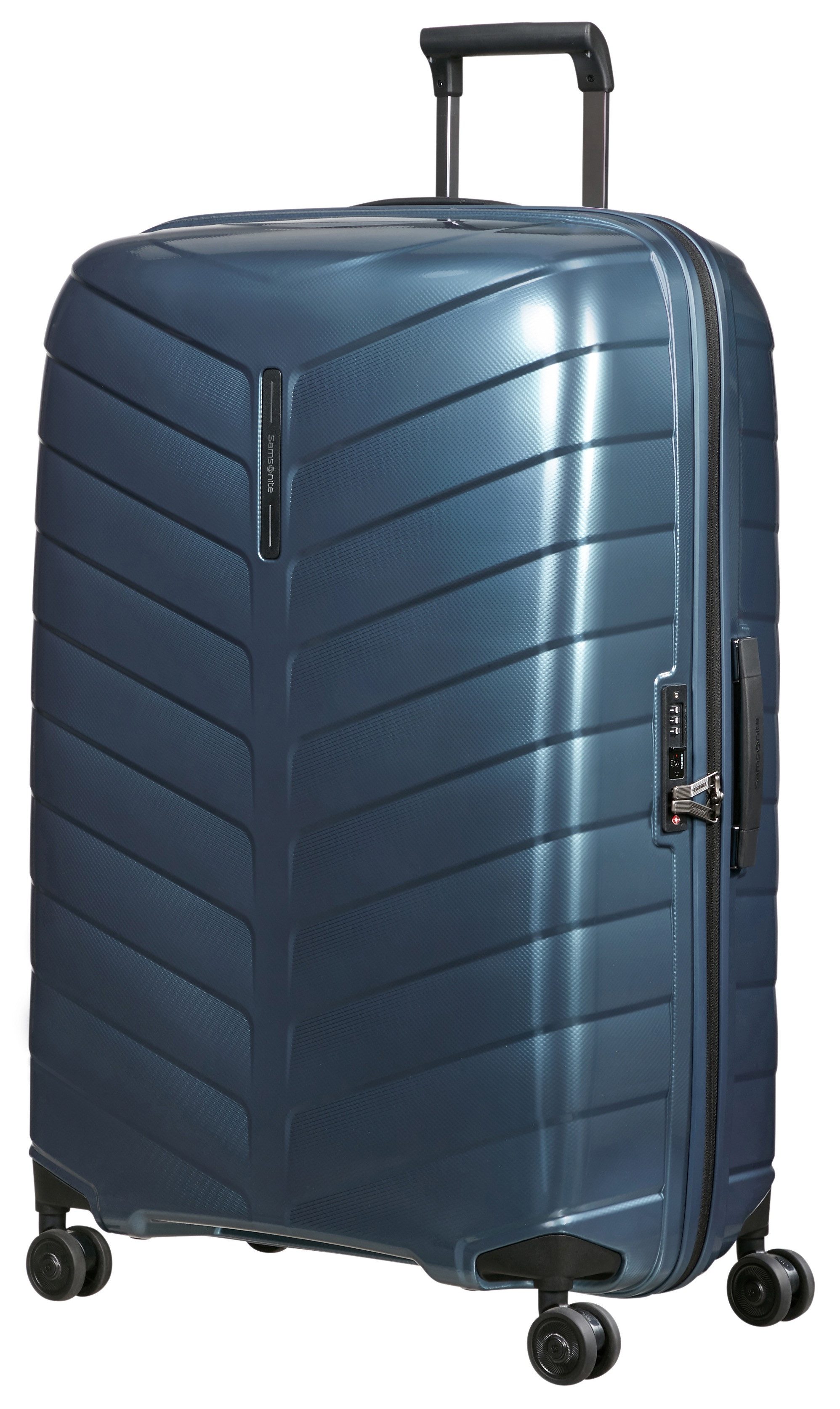 Samsonite Hartschalen-Trolley ATTRIX, verschiedene Größen und Farben, 4 Rollen, aus Polypropylen, mit Bodenfach, Reißverschlussfach und Tasche