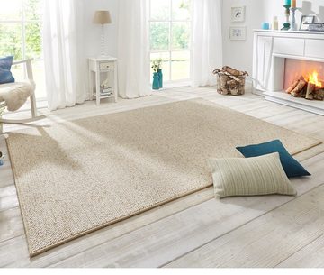 Teppich Woll Optik Teppich Wolly Creme, BT Carpet, rechteckig, Höhe: 1.2 mm