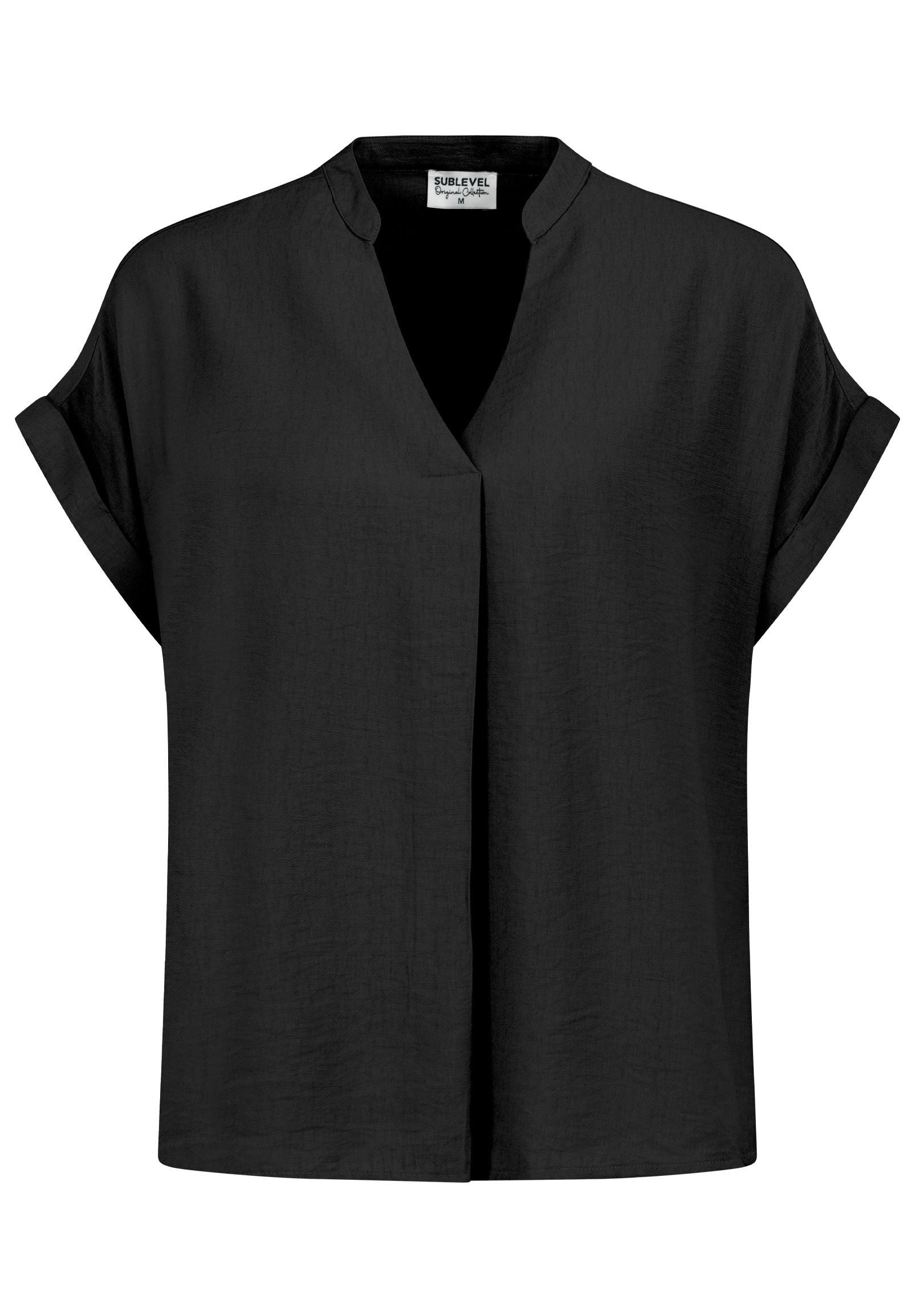 SUBLEVEL Kurzarmbluse