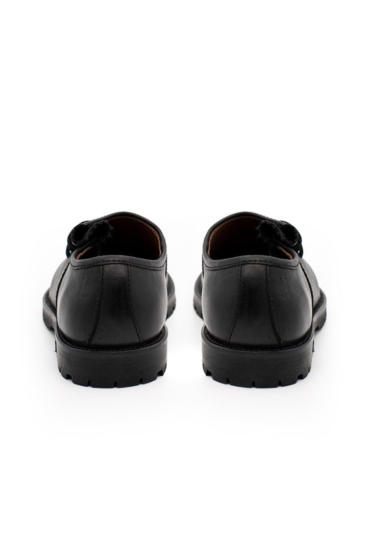 RAUSCHZEIT Haferlschuhe Kinder - SEPPI - schwarz Sneaker Ballerinas – Bild 4 von 5