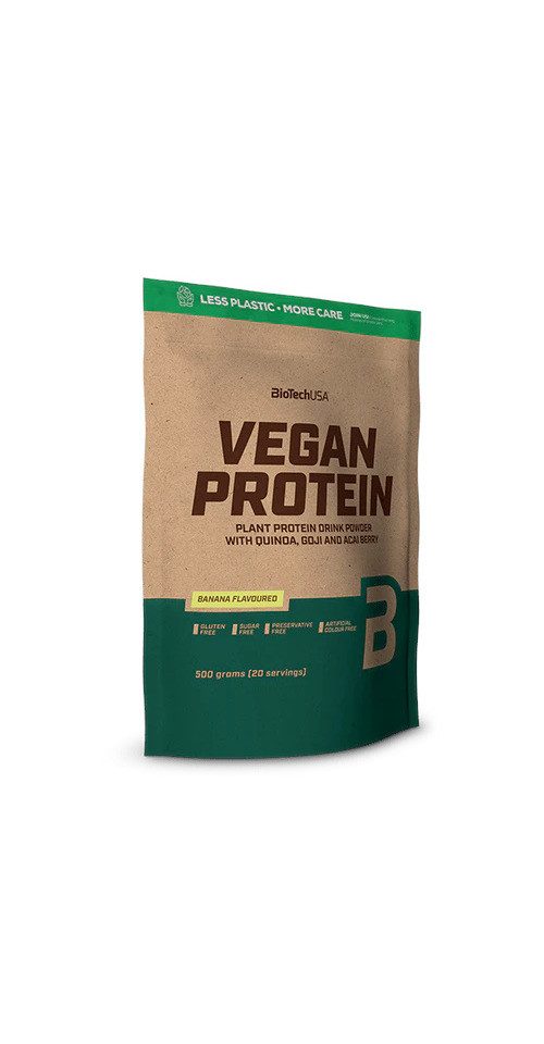 Biotech USA BioTech Vegan Protein 500g - Banana Pulver, 0.5 g, Pulver