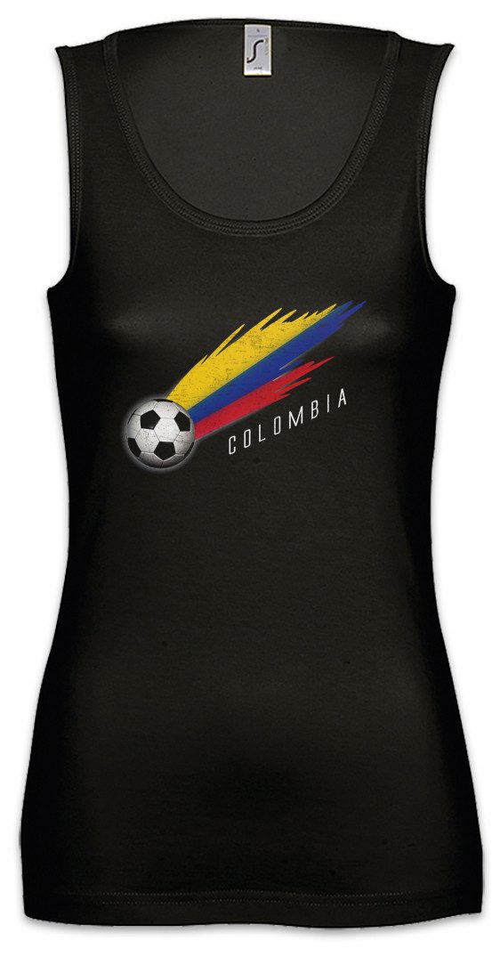 Tanktop Colombia Football Comet I Ärmelloses Damen T-Shirt Kolumbien