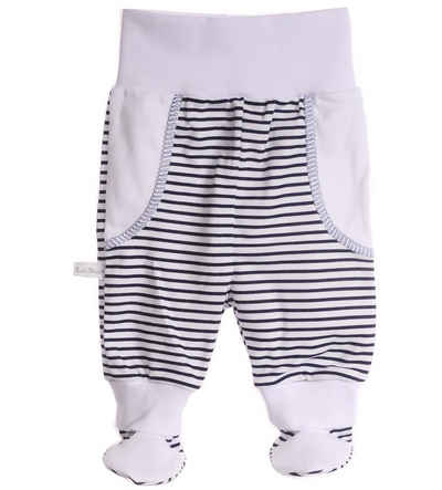 La Bortini Schlupfhose Baby Hose mit Fuß Schlupfhose Babyhose 44 50 56 62 68 74 80 86 92