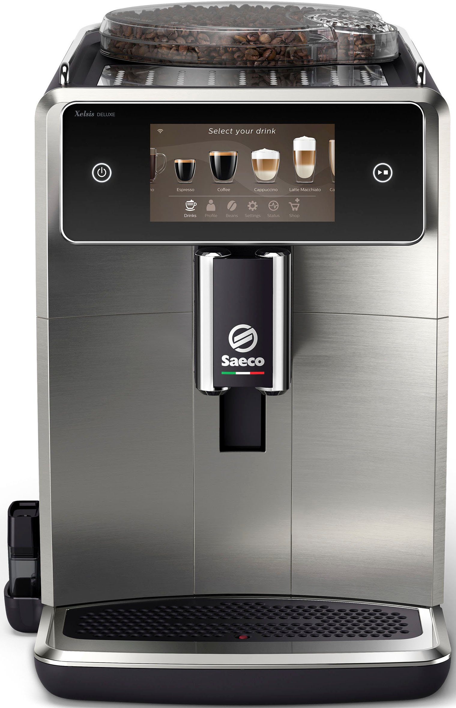 Xelsis 5" Benutzerprofilen mit 22 für SM8785/00, Touchscreen Deluxe 8 Saeco Kaffeevollautomat und Kaffeespezialitäten,