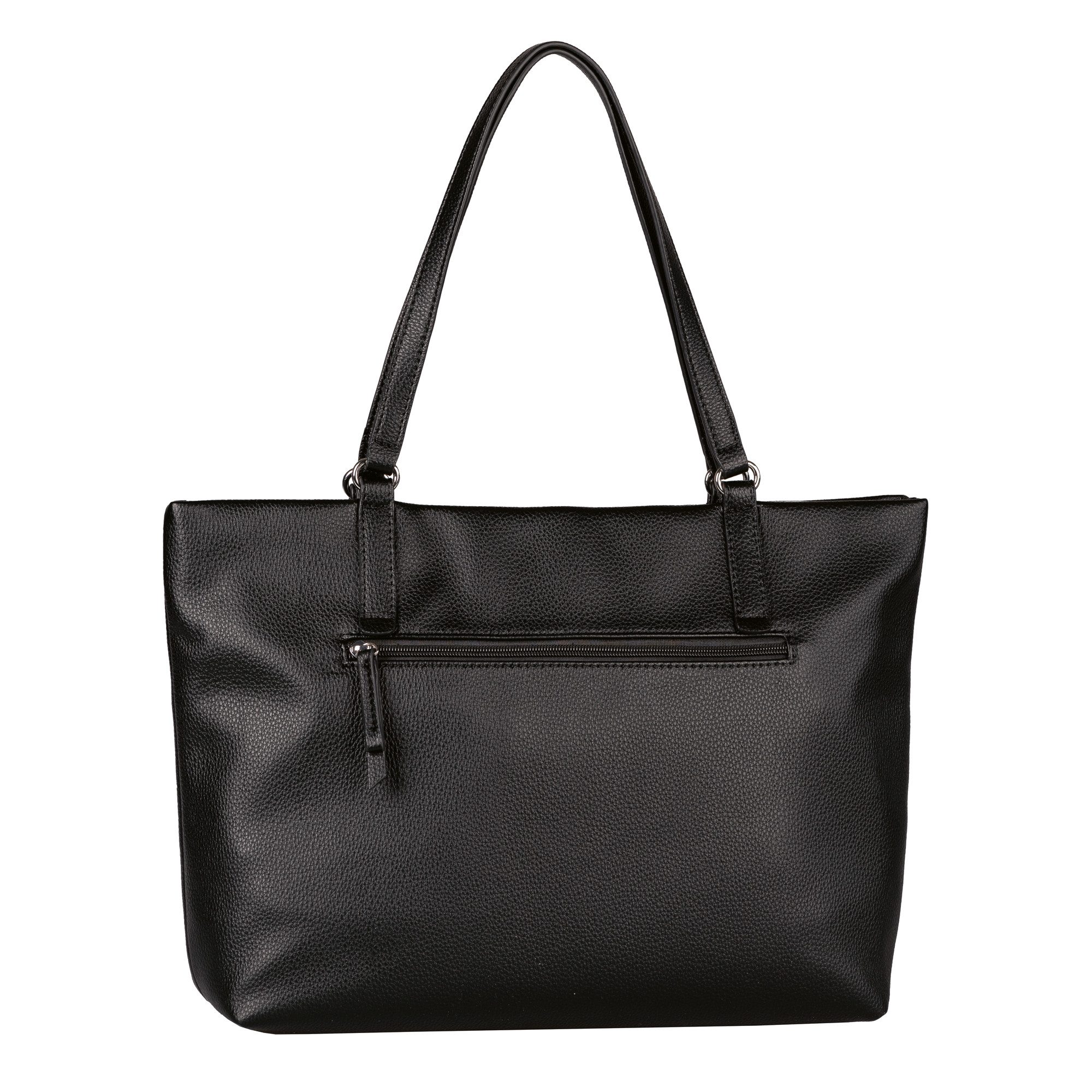 TOM TAILOR Shopper Beca, aus hochwertigem Kunstleder mit funktionalen Details