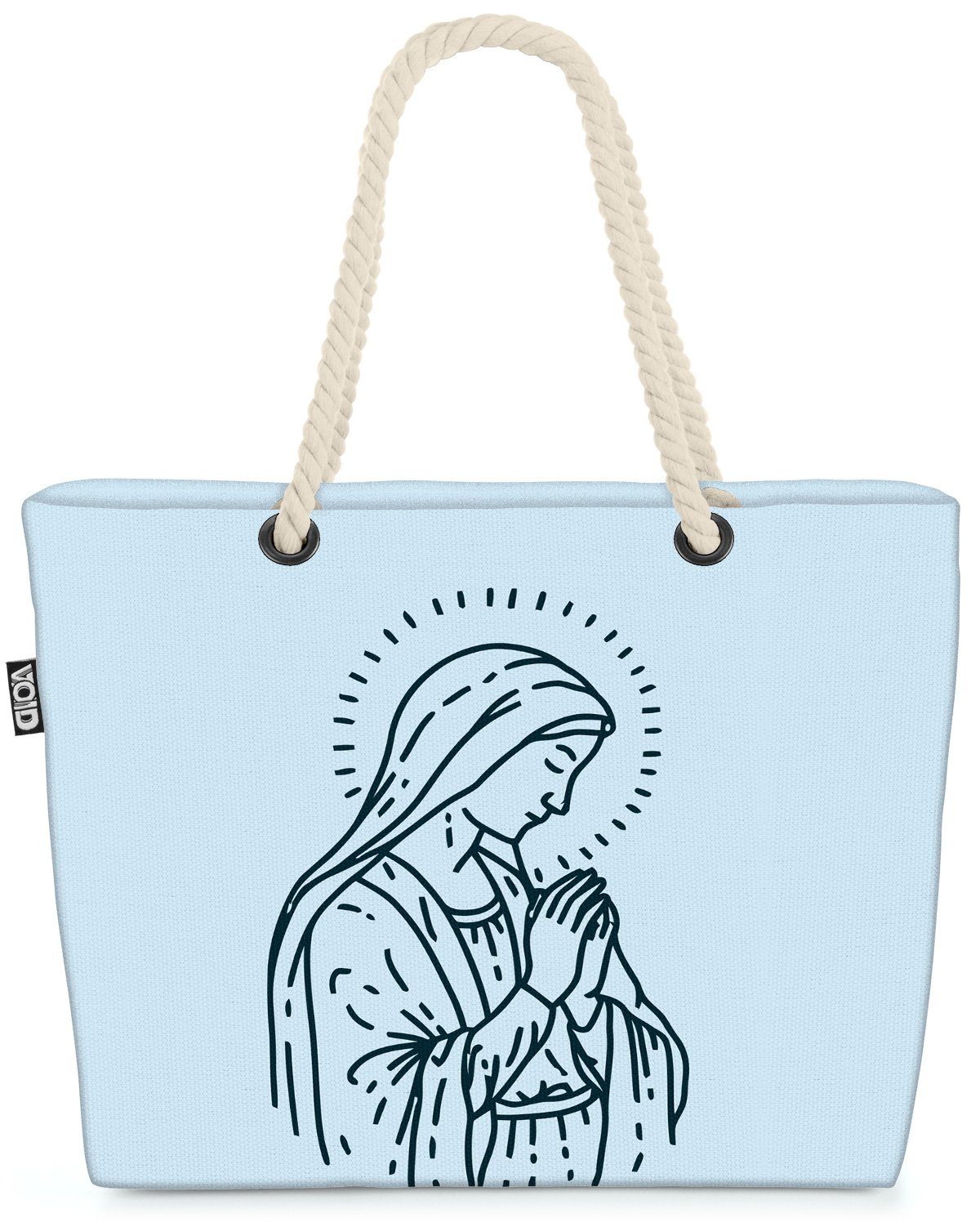 Heilige Maria (1-tlg), Maria Gottesdienst Heilige Bibel VOID Kirche Ge Kirche Bibel Strandtasche
