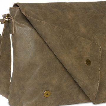 Caspar Umhängetasche TS1012 Vintage Umhängetasche / Messenger Bag