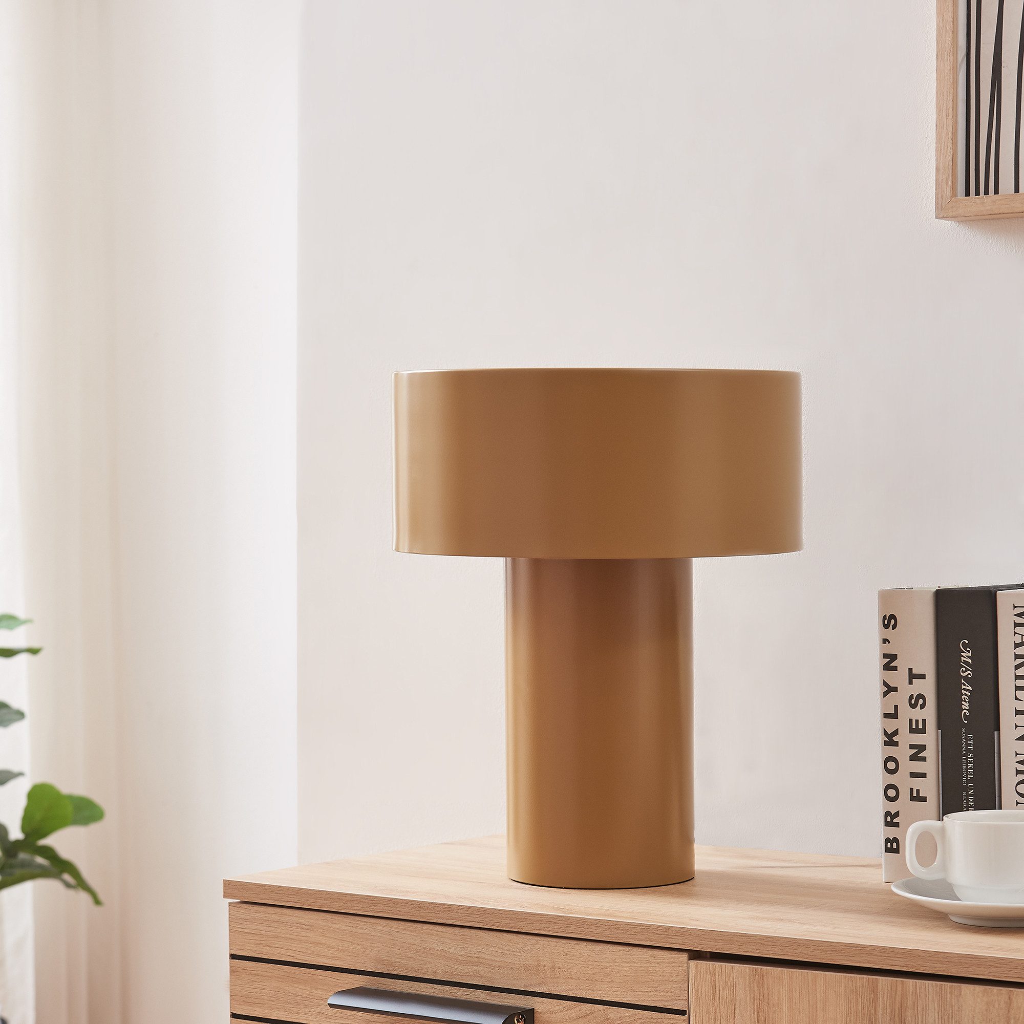 lux.pro Tischleuchte, ohne Leuchtmittel, »Kömn« Metall 37 x 30 x 30 cm Brau günstig online kaufen