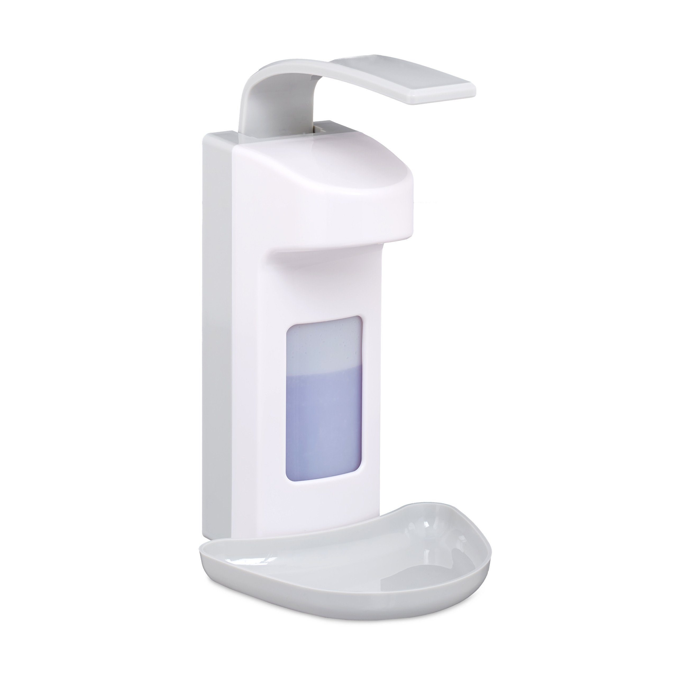 relaxdays Desinfektionsmittelspender Desinfektionsspender mit Tropfschale, (1-tlg)
