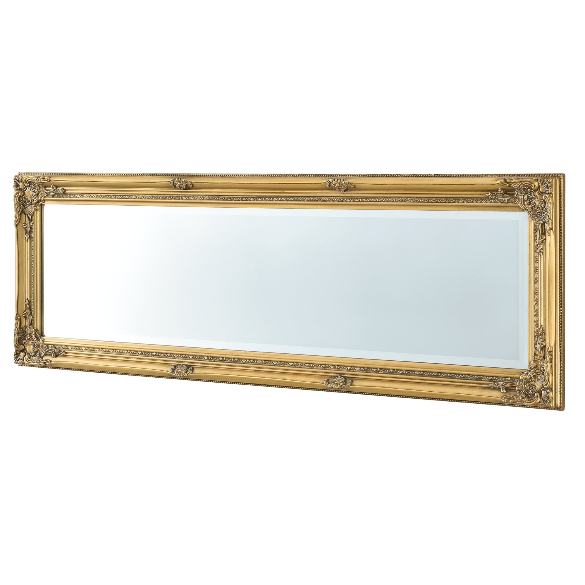 Spiegel Wandspiegel, 132 Goldfarben cm x Antik en.casa Ganzkörperspiegel 42 »Livorno«