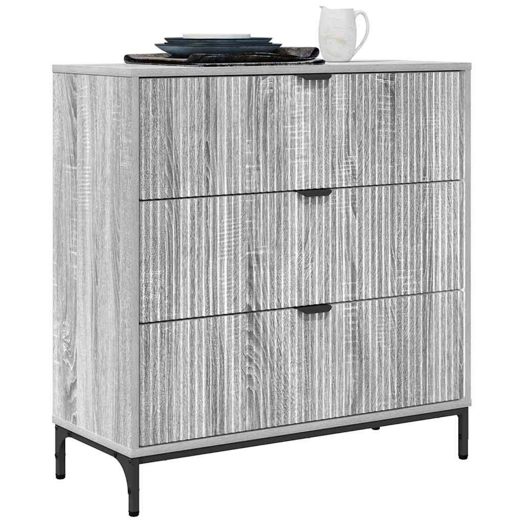 vidaXL Sideboard Sideboard Grau Sonoma 79,5 günstig online kaufen