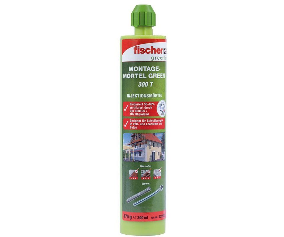 Schrauben- und Dübel-Set Fischer Montagemörtel Green 300 T K